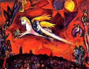 Song of Songs IV by Marc Chagall