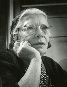 Close up of Dorothy Day