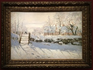 The Magpie by Claude Monet 1869