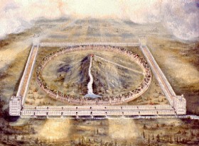 Rendering of Ezekiel's temple by Henery Sulley (1845-1940)